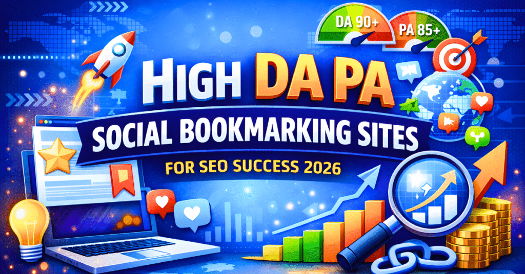 high da pa social bookmarking sites
