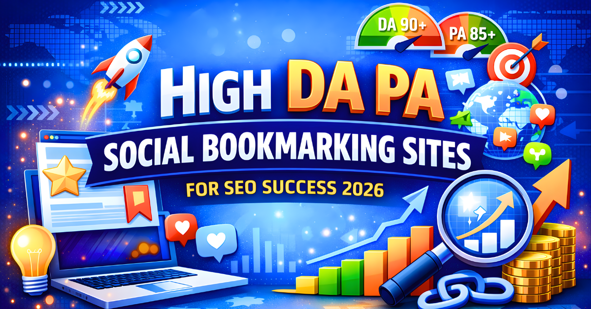 high da pa social bookmarking sites